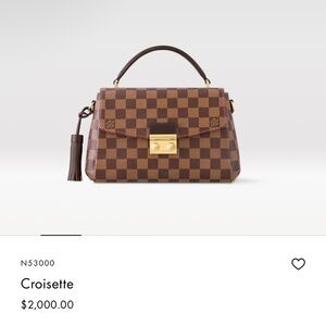 Luis Vuitton Croisette bag